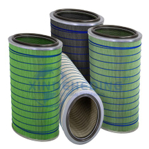 Dust collector canister filter